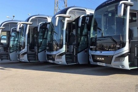 Transfert en bus depuis l'aéroport jusqu'au centre de Malaga